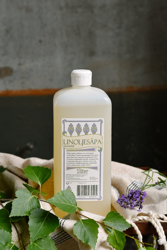 Linoljesåpa lavendel 1 liter