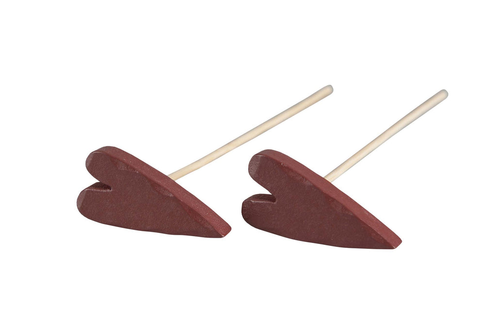 rott trahjarta med stick